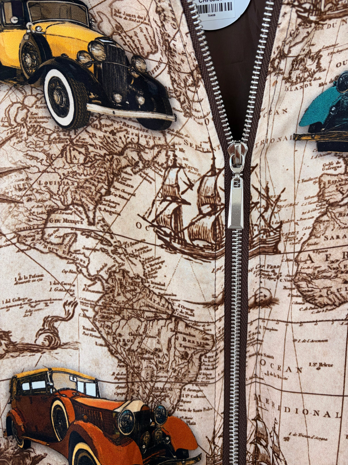Kurzer Blouson mit Motiven