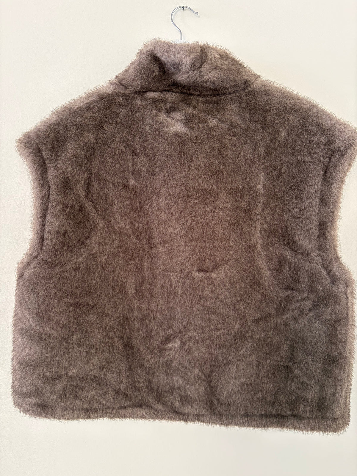 Kunstfell Gilet One-Size gross